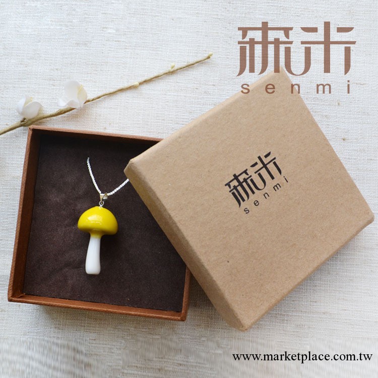哐花村旗下品牌森米陶瓷系列之三色mogo·項鏈 簡約獨特新穎工廠,批發,進口,代購