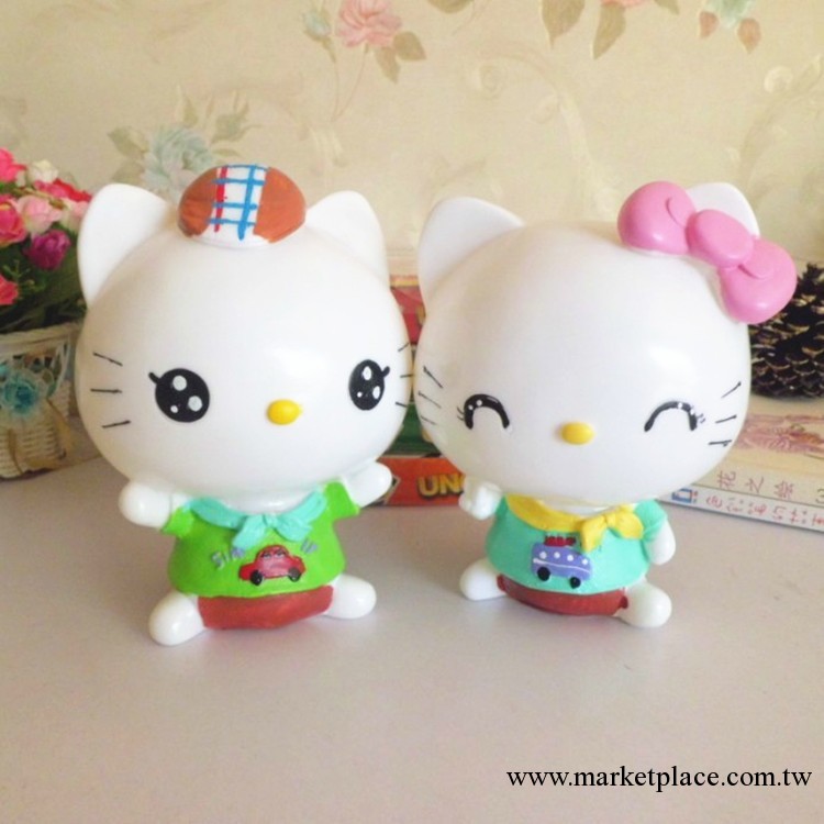13078可愛hello kitty凱蒂貓搪膠錢罐 摔不破的錢罐工廠,批發,進口,代購