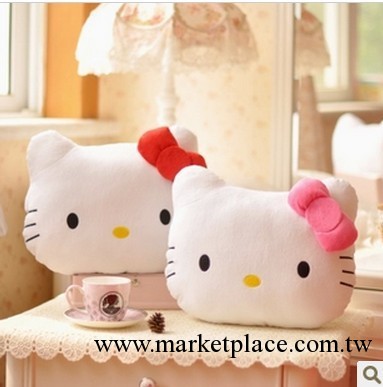 批發供應可愛Hello Kitty 凱蒂貓 毛絨靠枕/抱枕/靠墊/手捂工廠,批發,進口,代購