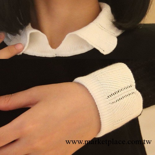 2013秋裝新款針織衫女式韓版甜美套頭長袖娃娃領翻領韓國毛衣批發工廠,批發,進口,代購