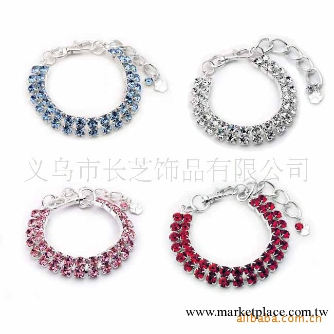 義烏寵物用品廠傢供應寵物項鏈 滿鉆寵物飾品工廠,批發,進口,代購
