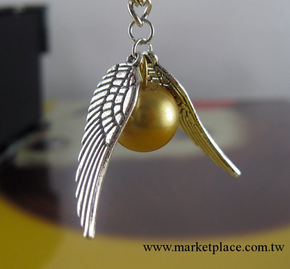 snitch gold necklace哈利波特與死亡聖器吊墜金色圓球項鏈工廠,批發,進口,代購
