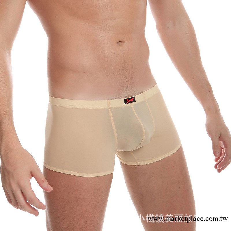 內褲批發 男士內褲 Lonjo(隆將) 超薄舒適時尚男士大平角冰絲內工廠,批發,進口,代購