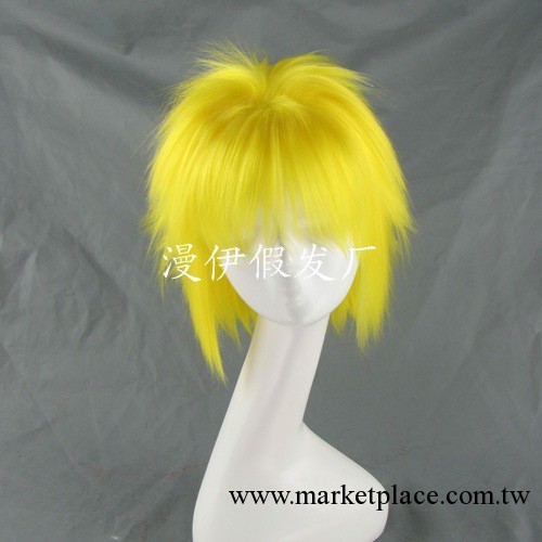 cosplay假發 火影忍者 漩渦鳴人 沖天反翹 廠傢直銷一件代發wig工廠,批發,進口,代購