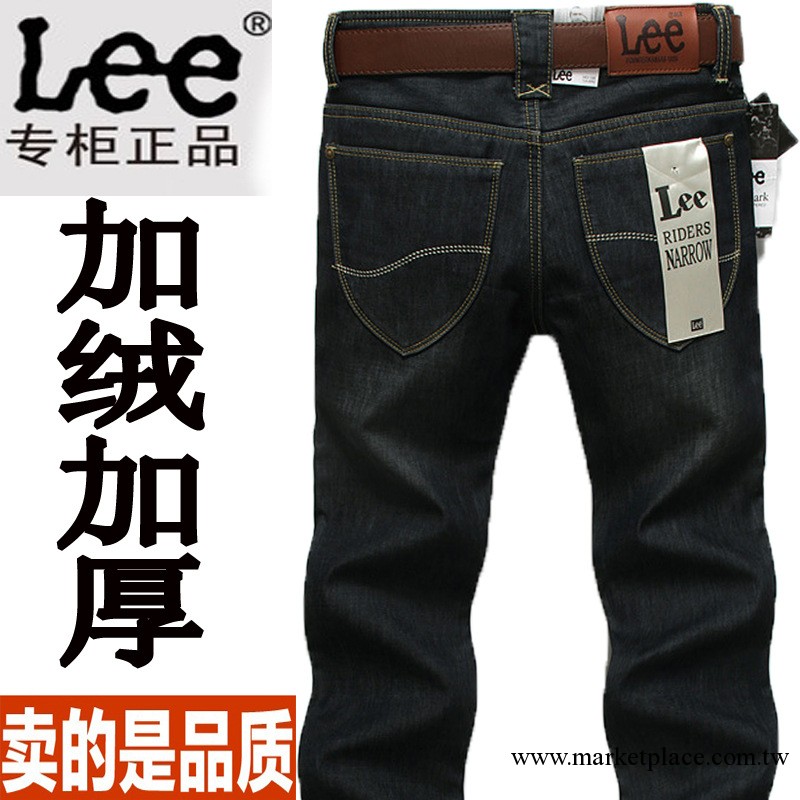 2013Lee新款秋冬男士牛仔褲男韓版加絨加厚休閑長褲 818工廠,批發,進口,代購