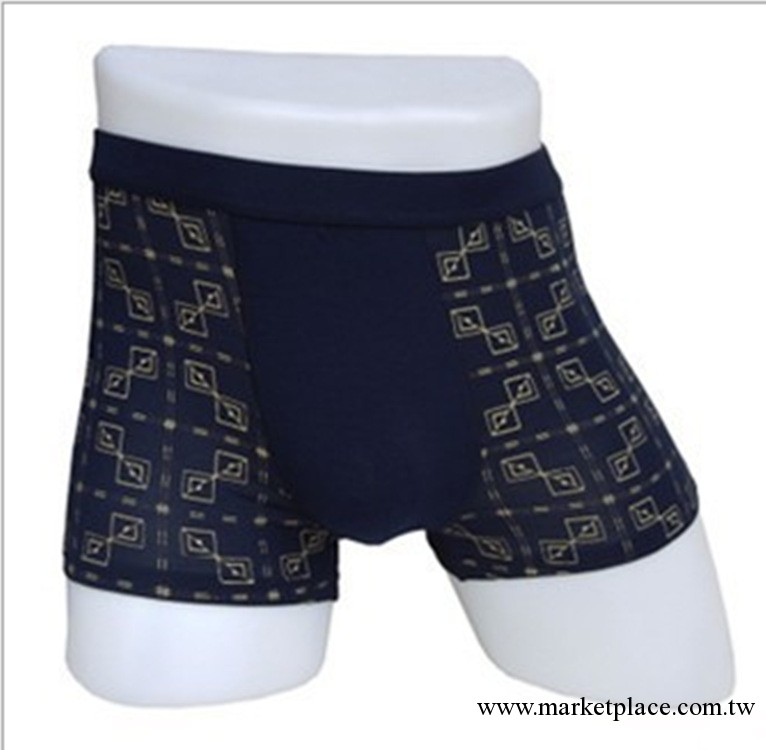 2013批發 奈米竹炭印花莫代爾除菌  全棉男士平角內褲工廠,批發,進口,代購