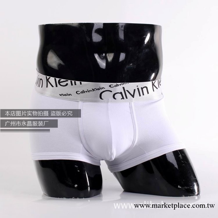 CK經典款銀邊男士內褲   男士平腳內褲   銀邊純色男士內褲工廠,批發,進口,代購