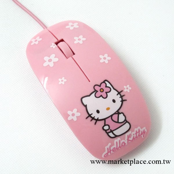 創意hello kitty光電鼠標 蘋果風鼠標 USB有線鼠標 有線鼠標批發工廠,批發,進口,代購