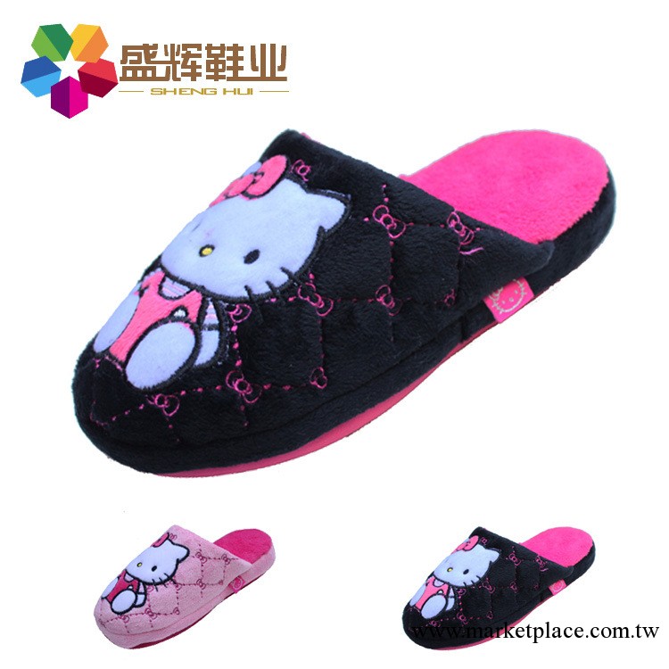 迪士尼正品 新款秋冬女士棉拖鞋 hello kitty可愛軟底棉拖 13610工廠,批發,進口,代購