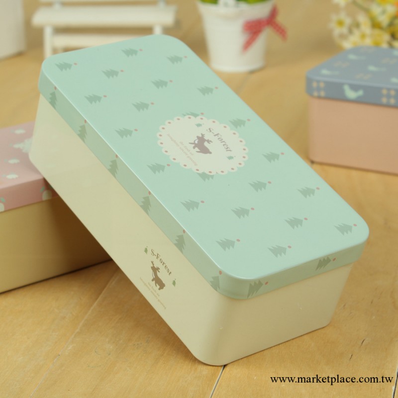 韓國文具 物語中號收納盒 雜物盒 禮品盒 鐵盒批發325683工廠,批發,進口,代購