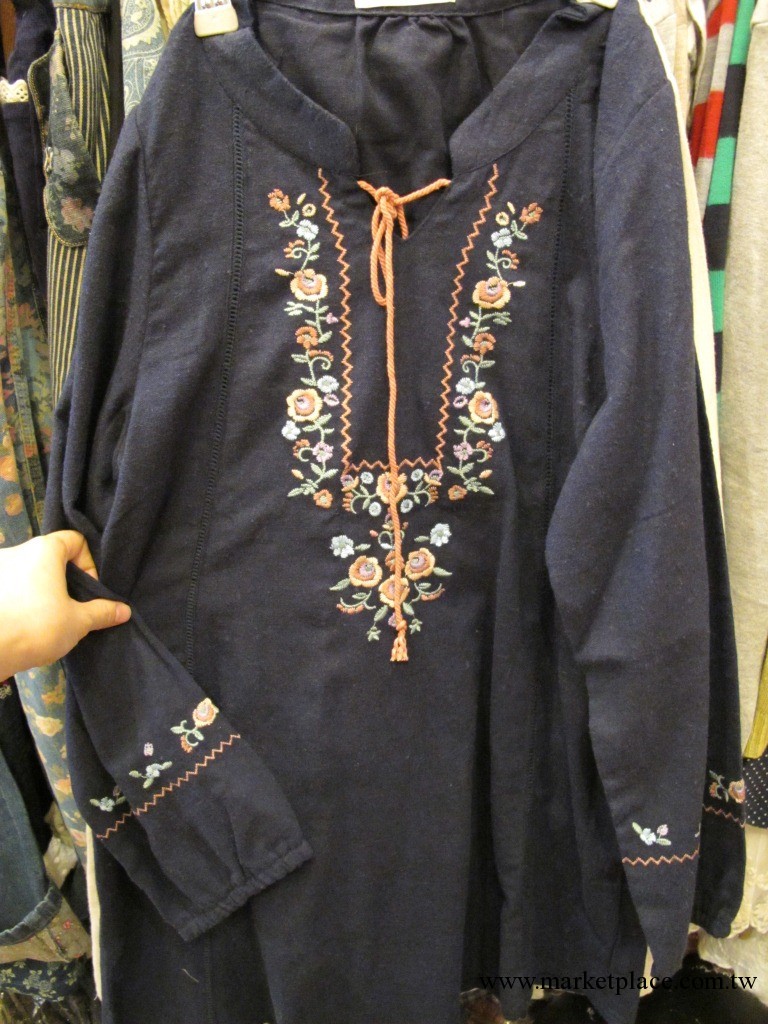 2013日本原單w closet 刺繡民族中長款工廠,批發,進口,代購