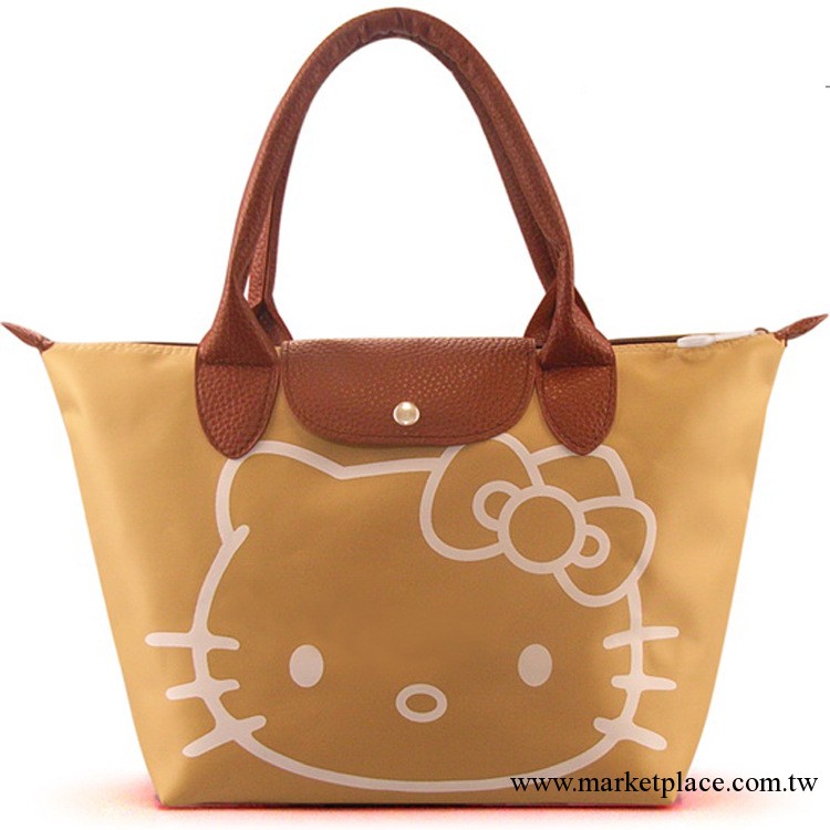 hello KITTY 防水 卡其手提包購物袋/韓版  3688/1590工廠,批發,進口,代購