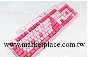 深圳廠傢直銷Hello Kitty-08 防水鍵盤USB接口電腦配件批發網工廠,批發,進口,代購