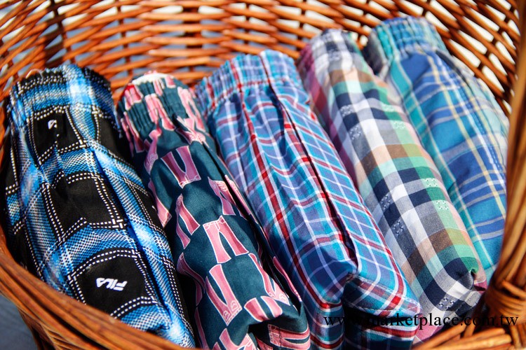 全棉版中腰外貿男士寬松平角內褲大碼短褲寬松阿羅褲傢居短褲 男工廠,批發,進口,代購