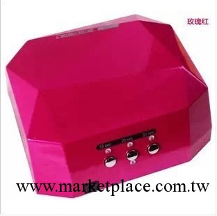 美甲批發 鉆石光療燈 UV+36LED瓦 兩用光療機 指甲油膠 QQ膠必備工廠,批發,進口,代購