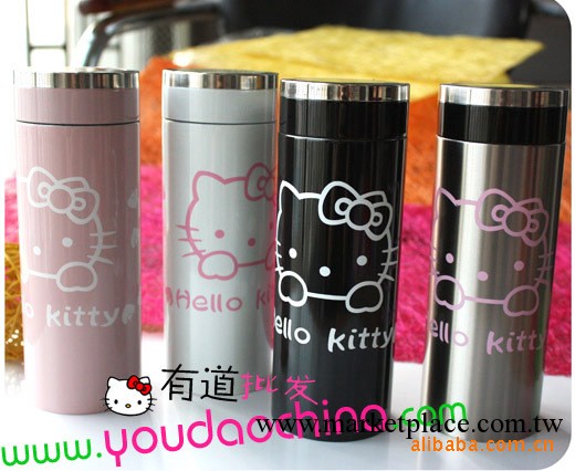 批發hello kitty不銹鋼水杯保溫杯 卡通富麗杯 高檔真空保溫工廠,批發,進口,代購