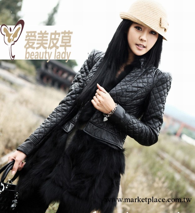 2013新款真皮皮衣綿羊皮狐貍毛 女士真皮皮衣工廠,批發,進口,代購
