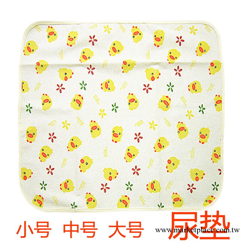 黃色小鴨圖案隔尿墊中小號嬰兒防水純棉隔尿床墊 32*45cm 50*70cm工廠,批發,進口,代購