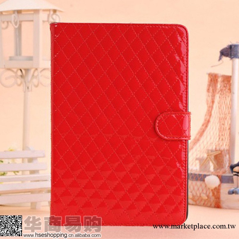 帶休眠格紋 ipad mini皮套 帶支架 ipadmini保護殼工廠,批發,進口,代購