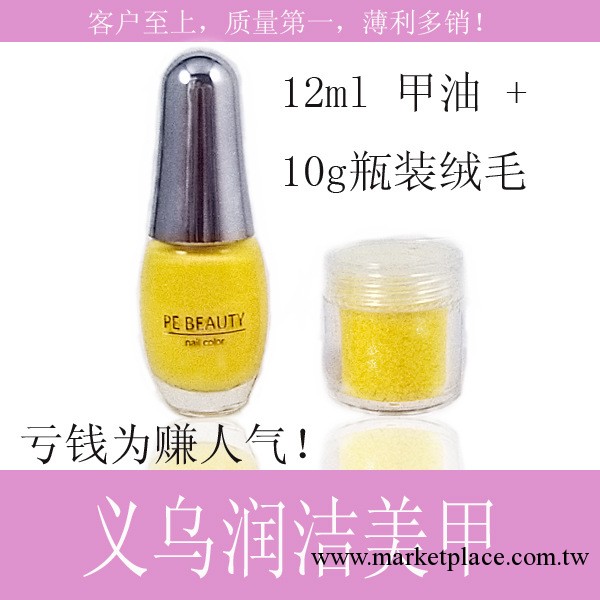 絲絨美甲時尚爆款 新款絨毛指甲油套裝 4件套 20色可選工廠,批發,進口,代購