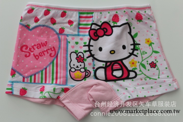 批發迪斯尼兒童內褲平角內褲 女童 hello kitty純棉內褲 底褲工廠,批發,進口,代購