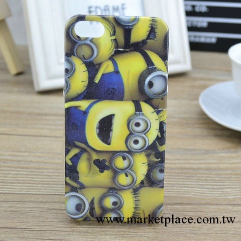 IPHONE 5 超級奶爸 黃色小兵彩繪TPU手機保護套 外殼配件批發工廠,批發,進口,代購