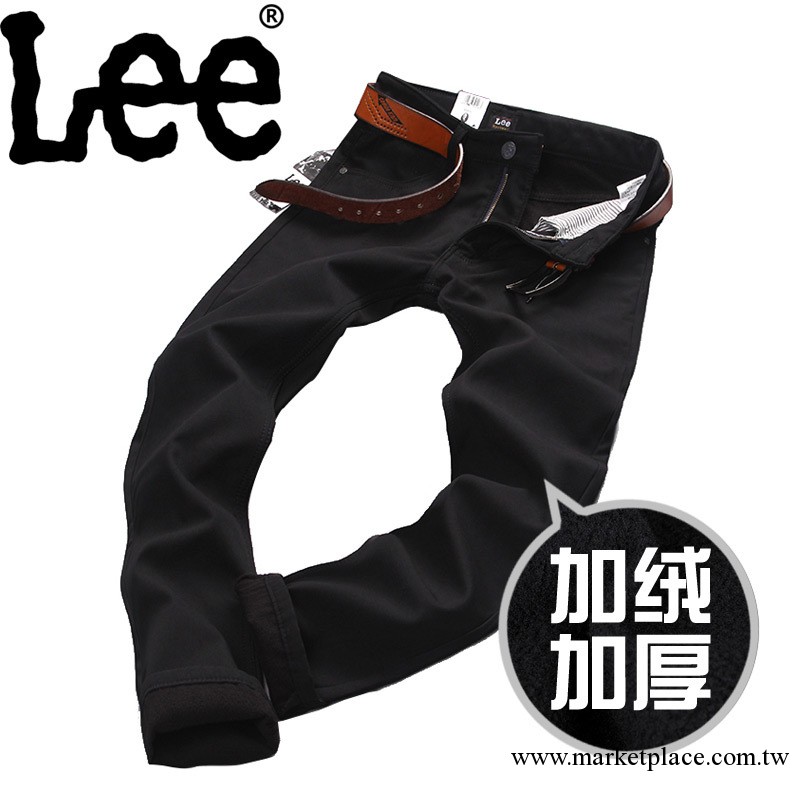 冬季新款加絨加厚 lee修身男士牛仔褲直筒商務休閑 批發原單7283工廠,批發,進口,代購