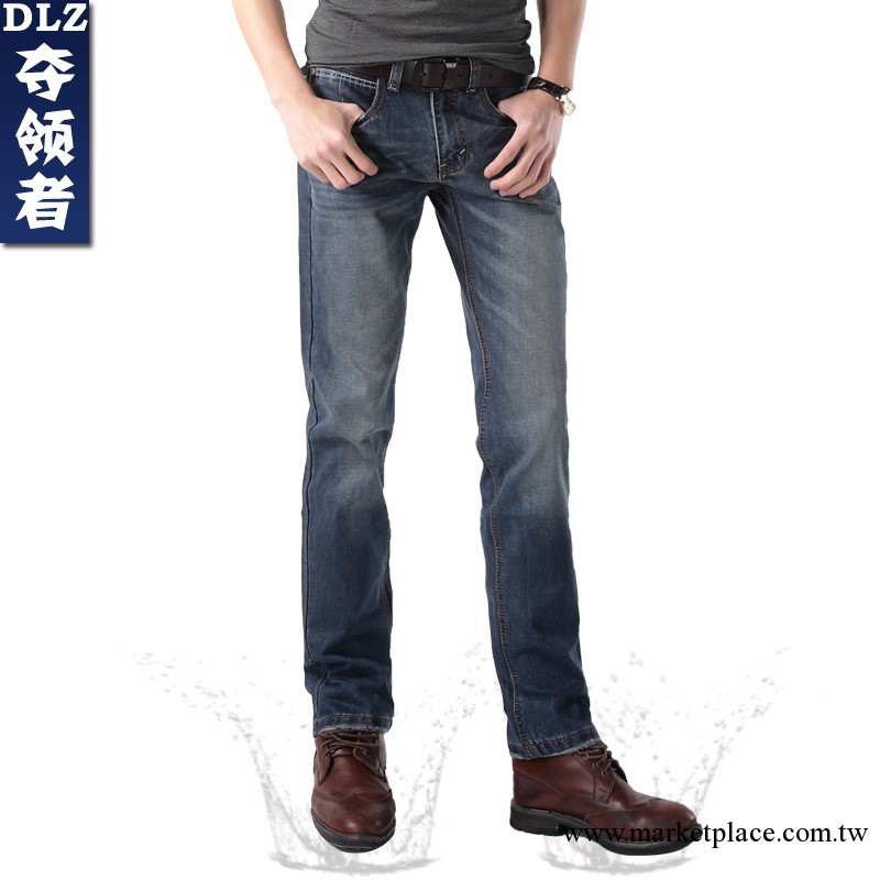 秋冬新款 男裝直筒牛仔褲 男士牛仔褲修身水洗 品牌廣州批發D960工廠,批發,進口,代購