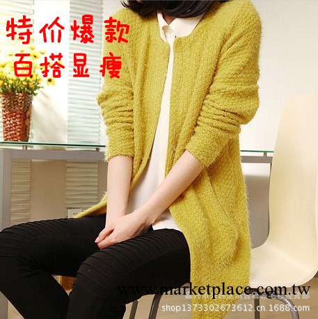 2013秋裝新款女裝羊毛衣外套韓版修身寬松開衫針織衫女工廠,批發,進口,代購