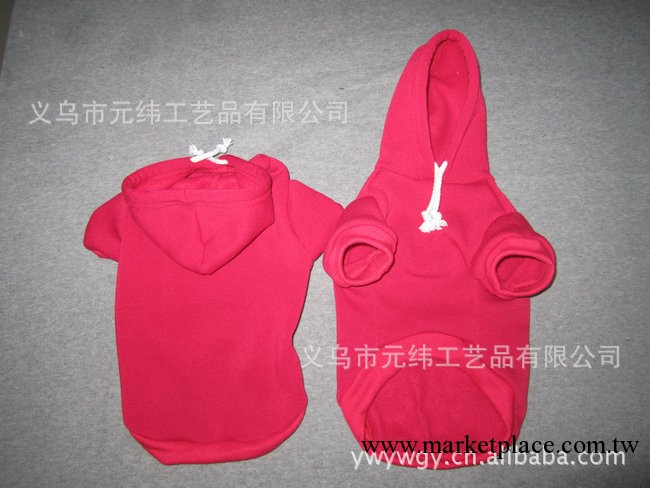 廠傢直銷 紅色精品歐美風格狗寶寶寵物春秋裝衛衣 寵物狗用品工廠,批發,進口,代購