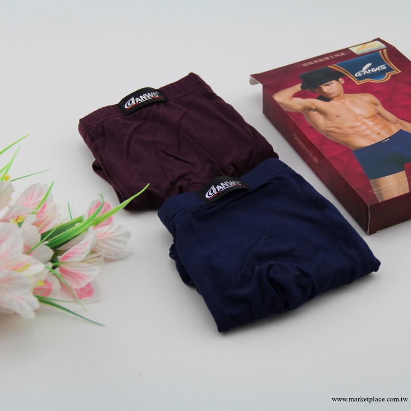 高品質男士莫代爾內褲 粉紫色男士平腳內褲批發 男士內褲廠傢工廠,批發,進口,代購