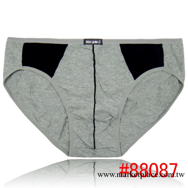 現貨男式棉內褲批發 庫存男式內褲 特價男式拼色三角褲庫存供應工廠,批發,進口,代購