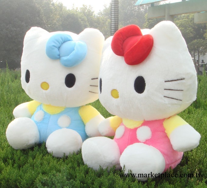 Hello Kitty 情侶KT貓大號公仔凱蒂貓毛絨玩具佈娃娃女生日禮物特工廠,批發,進口,代購