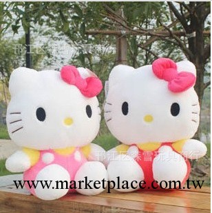 新款正版hello kitty蝴蝶結凱蒂貓 KT貓公仔/生日禮物/情人節禮物工廠,批發,進口,代購