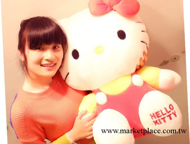 正版hello kitty 草莓kt凱蒂貓公仔毛絨玩具佈娃娃玩偶工廠,批發,進口,代購