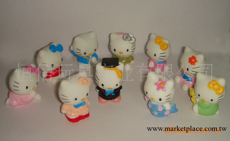 供應搪膠公仔hello kitty 兒童玩具工廠,批發,進口,代購