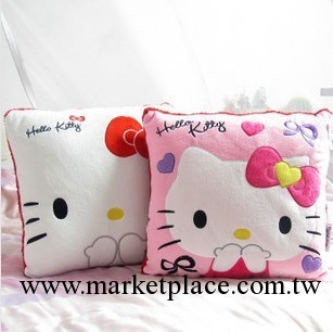 日本原單 凱蒂貓 正版 Hello Kitty 優質毛絨靠墊  抱枕工廠,批發,進口,代購