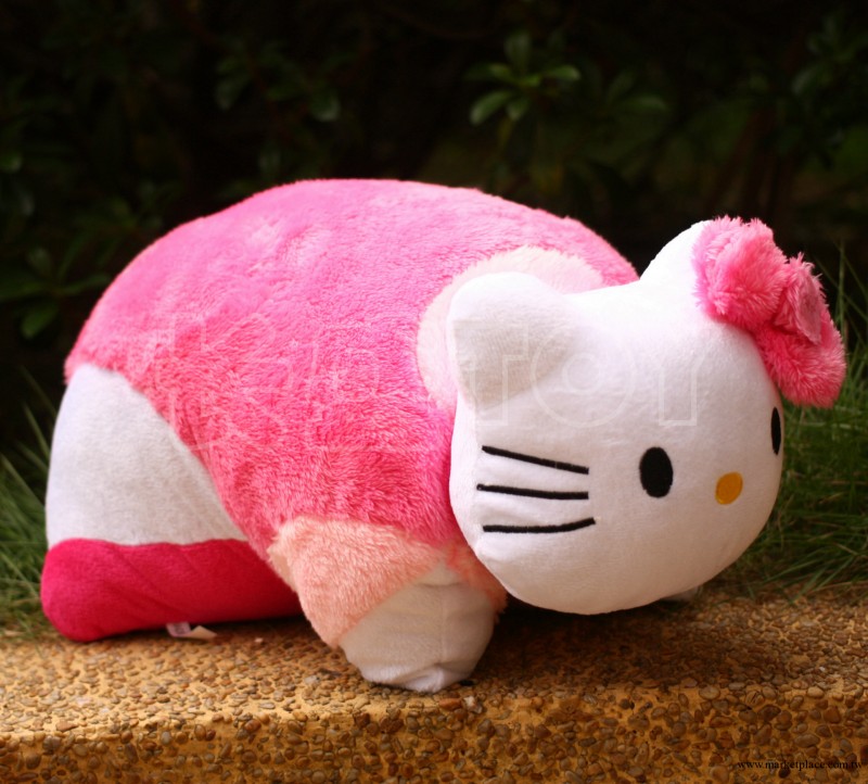 hello kitty 長毛柔料 枕頭 靠枕 抱枕工廠,批發,進口,代購