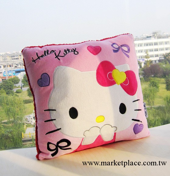 Hello kitty kt貓抱枕 創意時尚傢居沙發靠墊 情侶款卡通毛絨靠枕工廠,批發,進口,代購