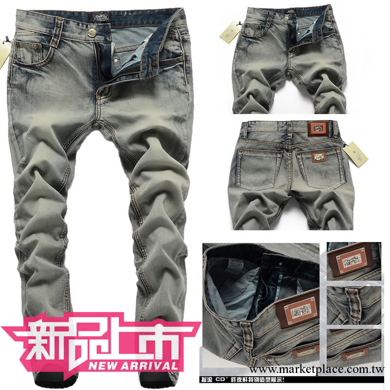2013新款品牌牛仔修身男裝牛仔褲直筒韓版百搭休閑男士批發2017工廠,批發,進口,代購