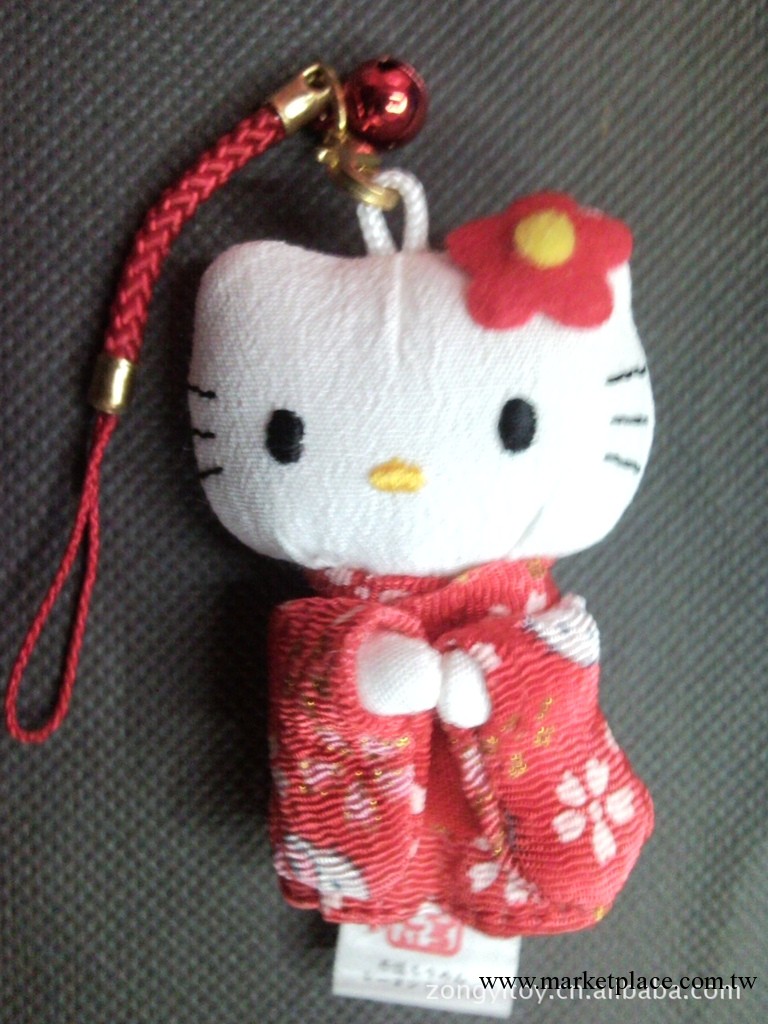 外貿正品 出口日本 HELLO KITTY 手機掛件 KT包包掛件 紅色款工廠,批發,進口,代購