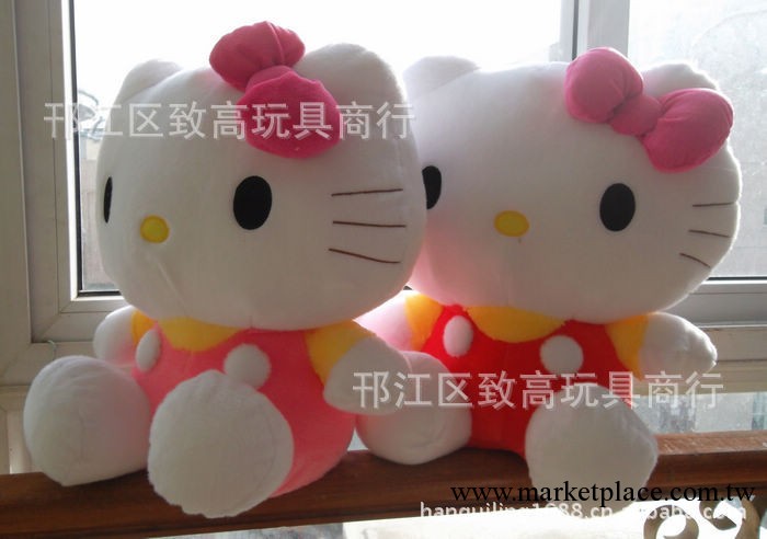 批發毛絨玩具 新款正版hello kitty蝴蝶結凱蒂貓 支持一件帶發工廠,批發,進口,代購