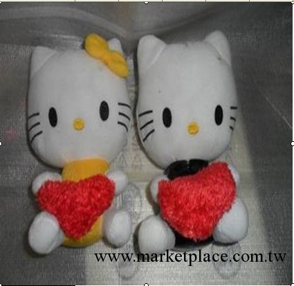 廠傢現貨熱供紅色抱心KT貓 25cm可愛hello kitty貓工廠,批發,進口,代購