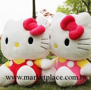 蝴蝶結hello kitty公仔 填充毛絨玩具公仔禮品35CM 廠傢直銷特價工廠,批發,進口,代購