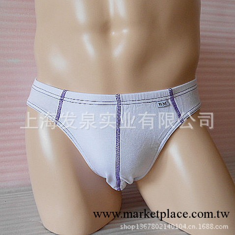 男士內褲純棉三角褲 外貿原單Bluemeet明線設計三角內褲 一件代發工廠,批發,進口,代購