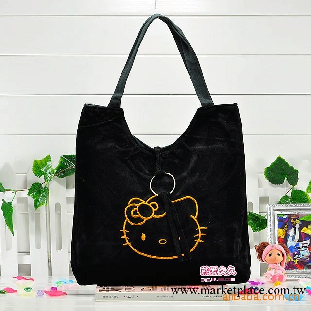低價訂做 快樂hello kitty卡通帆佈包 時尚女包 韓版女士帆佈包工廠,批發,進口,代購