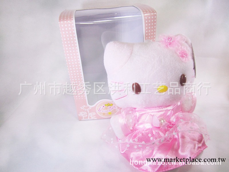 12秒KT貓婚紗錄音娃娃 hello kitty貓錄音公仔 錄音公仔廠傢工廠,批發,進口,代購