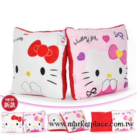 Hello Kitty 凱啼貓優質毛絨靠墊 毛絨玩具抱枕工廠,批發,進口,代購