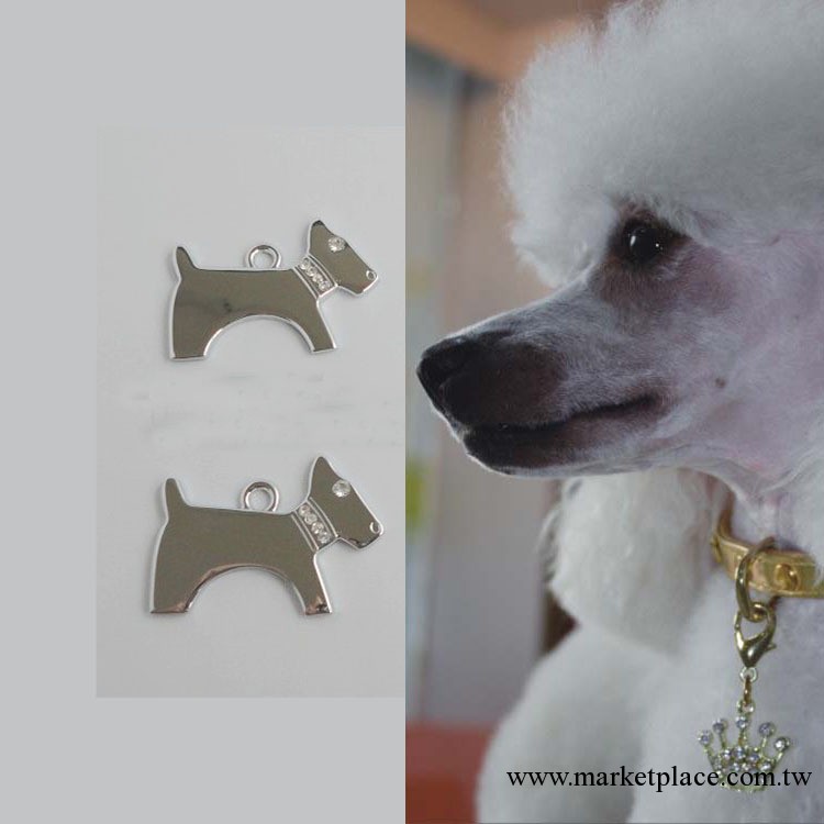寵物迦南犬掛墜廠傢供應鋅合金 寵物用品大全工廠,批發,進口,代購