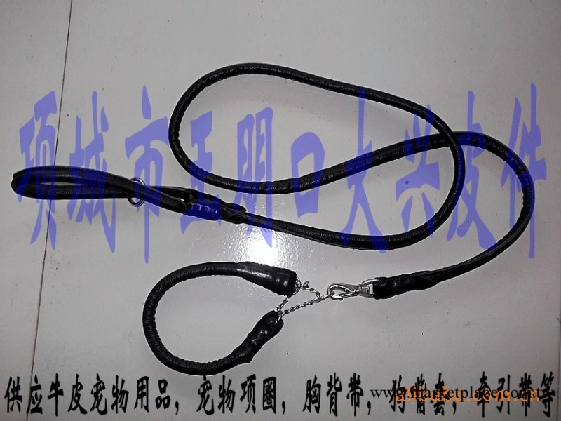 寵物用品批發 寵物牽引帶 高檔牛皮牽引繩工廠,批發,進口,代購